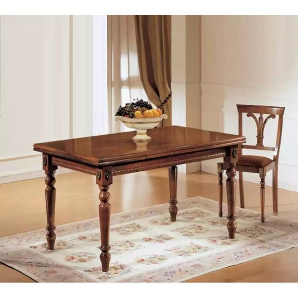 Lusso Tavolo Tavoli Marrone Sala Da Pranzo Tavolo Da Pranzo Design Italiano Nuovo-image