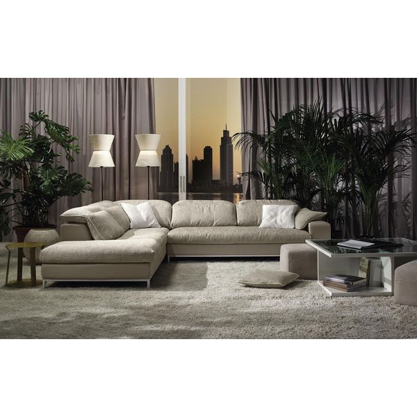 Divano Angolare Di Design Divani Moderni A L Divano Tessile Soggiorno Divano Moderno Nuovo-image