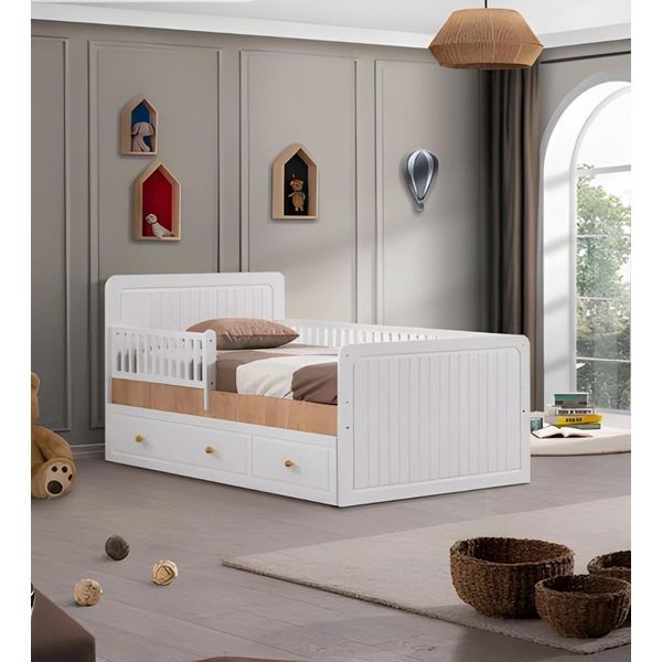 Struttura Del Letto Per Bambini Letto Per Bambini Camera Dei Bambini Mobili Per La Camera Dei Bambini Bianco-image