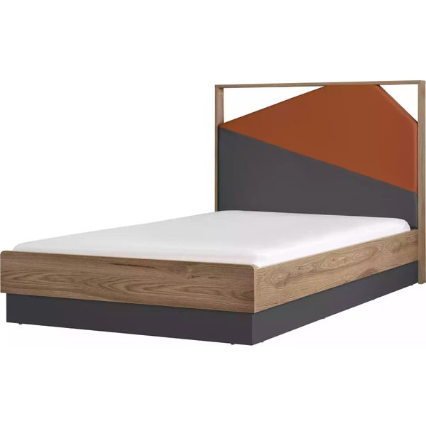 Letto Per Bambini Letto 120 Cm Struttura Letto Camera Dei Bambini Struttura Letto In Legno Grigio-image