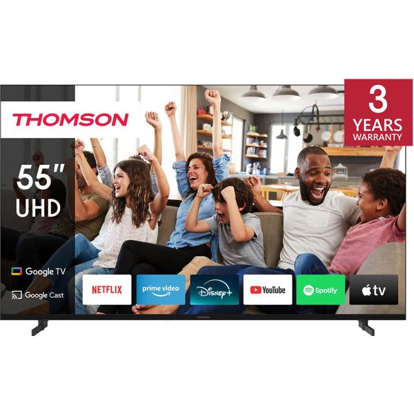 Thomson 55UG4S14 Tv 139,7 Cm (55 Pollici) 4K Ultra Hd Smart Tv Wi-Fi Nero-image