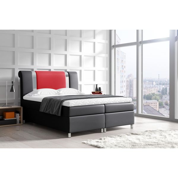 Letto Con Rete Boxspring Letti Mobili Matrimoniale 160X200 Camera Da Letto Hotel Nuovo-image