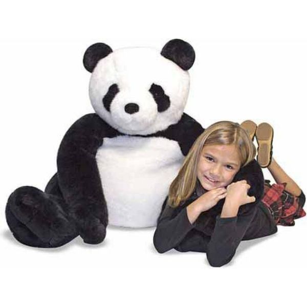 Melissa & Doug Peluche Panda - Orso Di Peluche Di Grandi Dimensioni-image