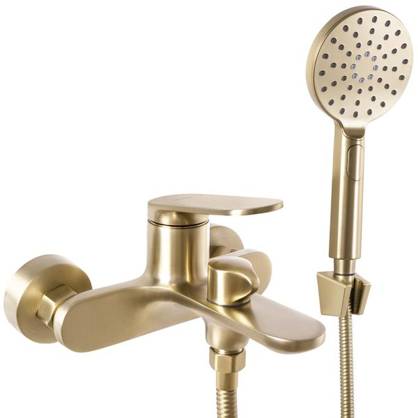 Rubinetto Da Vasca Rea Marco Brush Gold-image