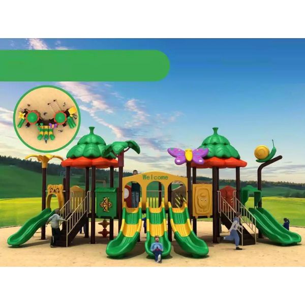 Parco Giochi Per Bambini Attrezzature Per Il Gioco Sistema Casa Parchi Giochi Personalizzati Nuovo-image