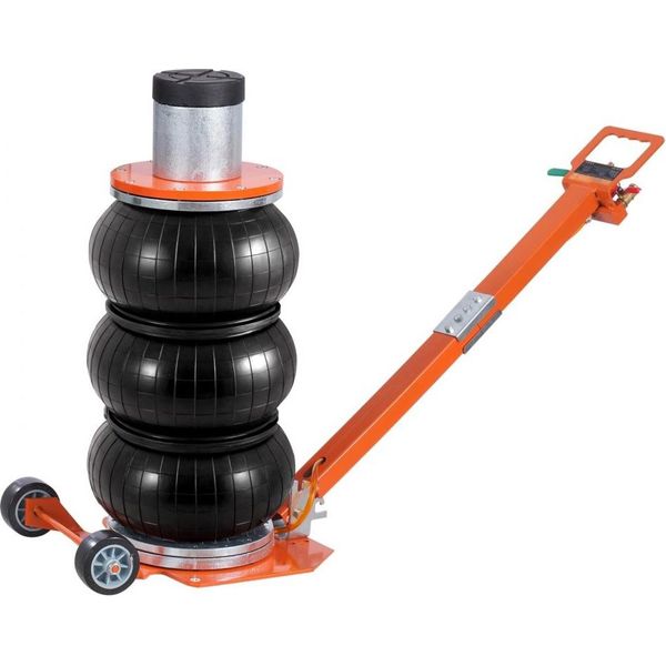Cric Pneumatico Air Jack 3T - Borsa Tripla - Cric Portatile Per Suv E Pickup - Nero-image