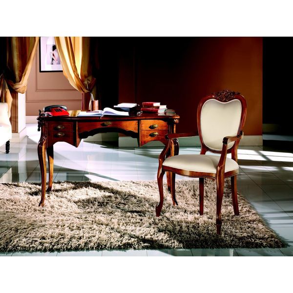 Legno Mobili Lusso Italiano Classico Scrivania Ufficio Mobili Stile Barocco Nuovo-image