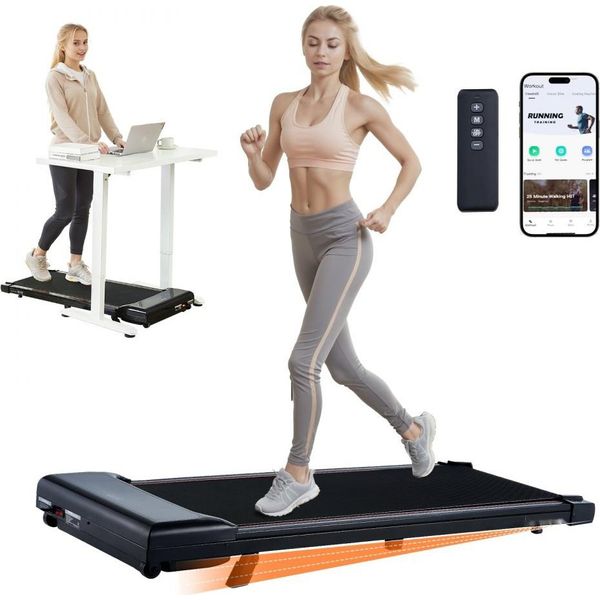 Tapis Roulant Elettrico - Attrezzatura Fitness Per La Casa - Cyclette Fino A 120 Kg - Velocità Regolabile 1-6 Km/H-image