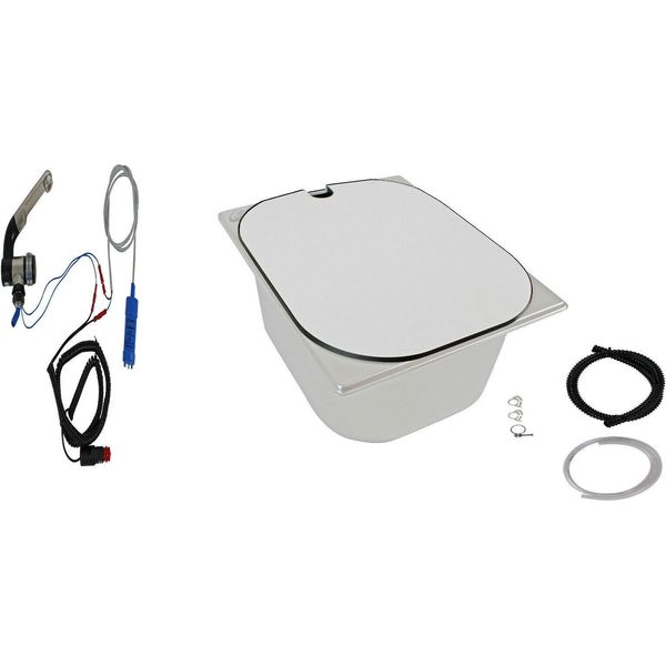 Lavabo In Acciaio Inox + Coperchio Campeggio 325X265X100 Mm + Tecnologia Camper Womo-image