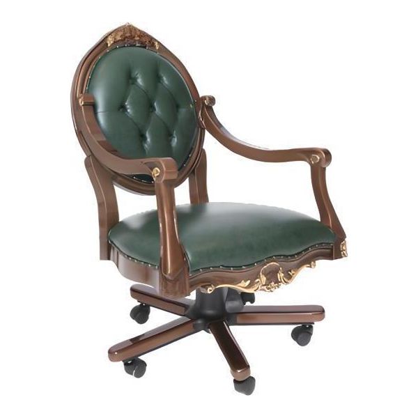 Sedia Direzionale Sedia Girevole Chesterfield Sedia Da Scrivania Sedia A Rotelle Sedia Da Ufficio-image