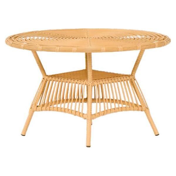 Tavolo Da Pranzo Mobili Da Giardino Veranda Terrazza Balcone Design Di Lusso Set Moderno Beige-image