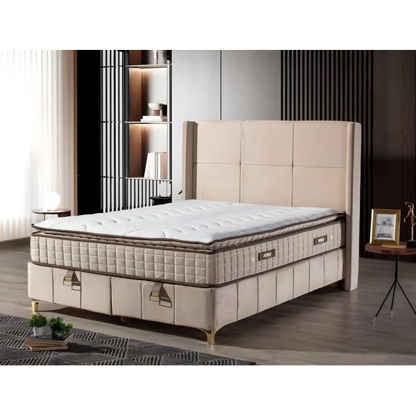 Lussuoso Letto A Molle Insacchettate Design Elegante Per Il Massimo Comfort E Relax-image