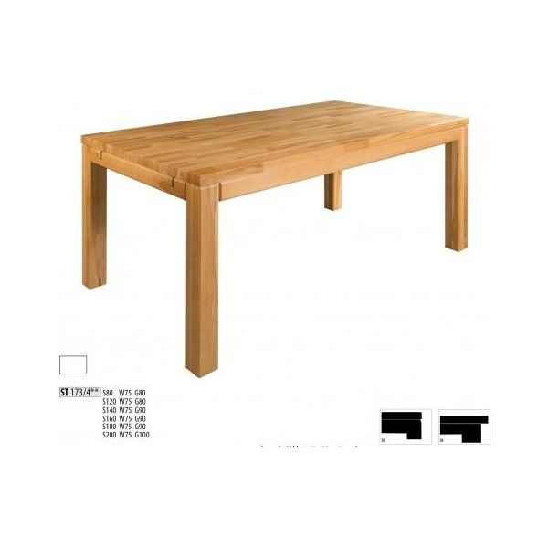 Tavolo Tavolo Da Pranzo Mobili Solidi Sala Da Pranzo 200X100Cm Vero Legno Legno Massiccio Nuovi Tavoli-image