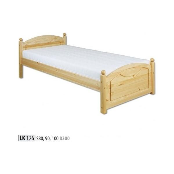 Letto Letto Giovanile Pino Letto Per Bambini In Legno Massiccio Letto In Legno 100X200 Con Struttura Letto In Legno-image