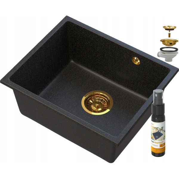 Lavabo Sottopiano Manado Gold 50-image