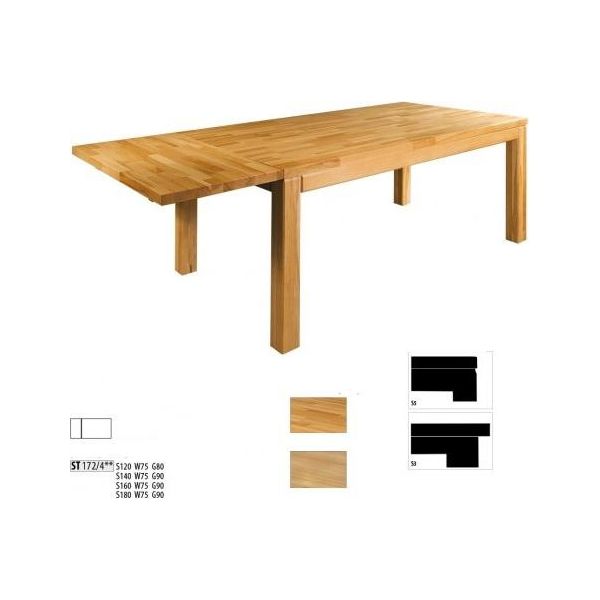 Tavolo Da Pranzo Tavoli In Legno Tavolo Da Sala Da Pranzo Vivente Tavolo Da Pranzo In Legno Massiccio Tavoli Da Pranzo In Vero Legno 120X80-image