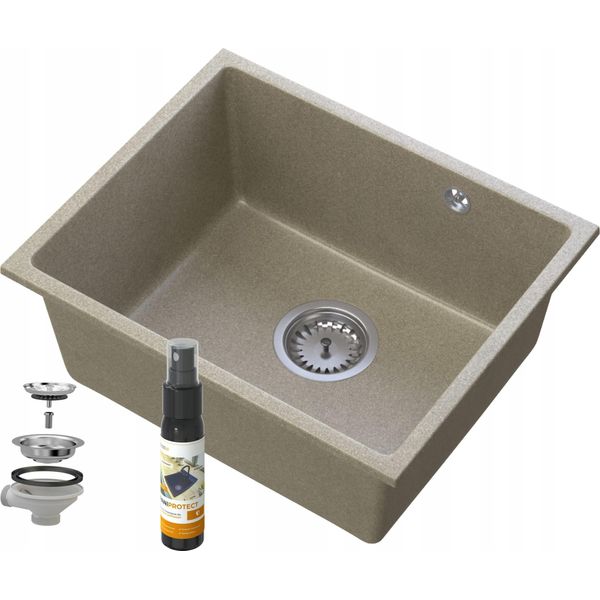 Manado Braun Lavello Sottopiano Cromo50-image