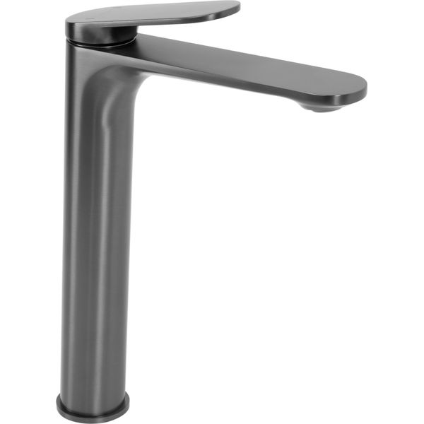 Rubinetto Da Lavabo Rea Marco Gun Grey High-image