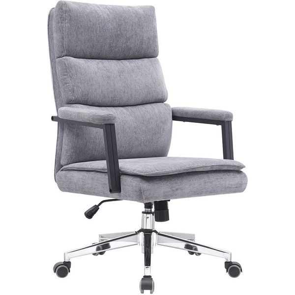 Casa Dolce Mlinar Sedia Da Ufficio, Grigio, 69X71X108-116 Cm, Girevole E Regolabile In Altezza, Tessuto-image