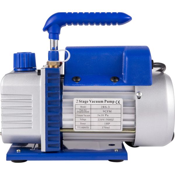 Succebuy 370Ml 9CFM 1HP Aria Condizionata Refrigerante Pompa A Vuoto Con Camera A Vuoto Camera Di Degassificazione Ac Pompa A Vuoto-image