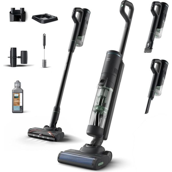 Philips 7000 Series XW7263/11 Stick Vacuum/Electric Broom 2-In-1 Stick Vacuum Battery Dry&Wet Bagless 0.45 L Black-image