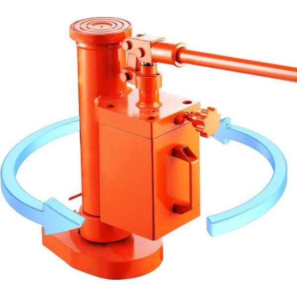 Martinetto Idraulico, Piattaforma Di Sollevamento Da 5 T / 10 T, Altezza Punta 25-230 Mm, Altezza Centrale 370-570 Mm, Martinetto Ad Artiglio Rotante A 360° Per Macchine, Industria-image
