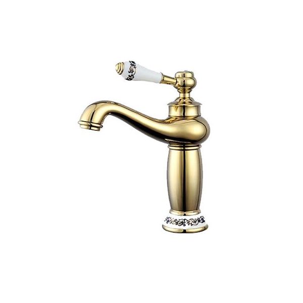 Miscelatore Lavabo Kran Retro Gold In Appoggio Irene Lauferi-image