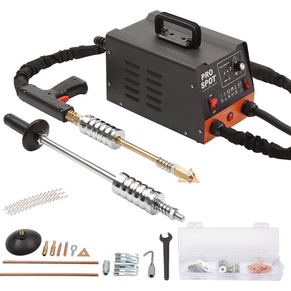 Succebuy 3KW Saldatore Per Borchie Kit Riparazione Ammaccature Saldatore A Punti Estrattore Di Ammaccature 6 Modalità Di Saldatura Per Carrozzeria Auto-image