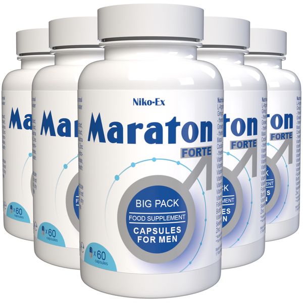 Maraton Forte - 300 Capsule (5 X 60 Capsule) - Confezione Da 5-image