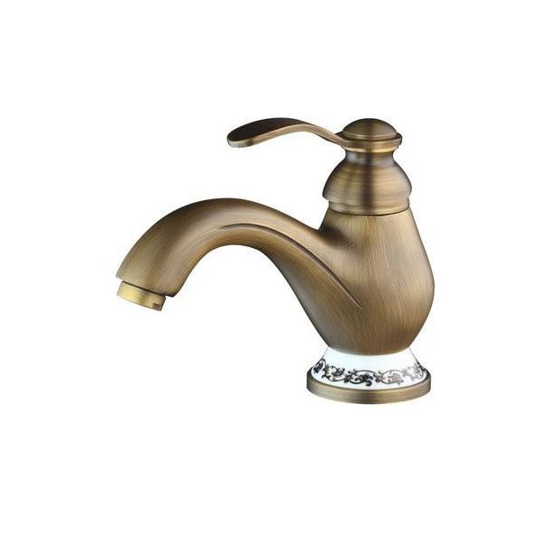 Miscelatore Lavabo Kran Retro Ottone Spazzolato Protogena Lauferi-image