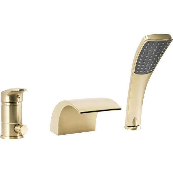 Rubinetto Da Vasca Rea Riven Brush Gold-image