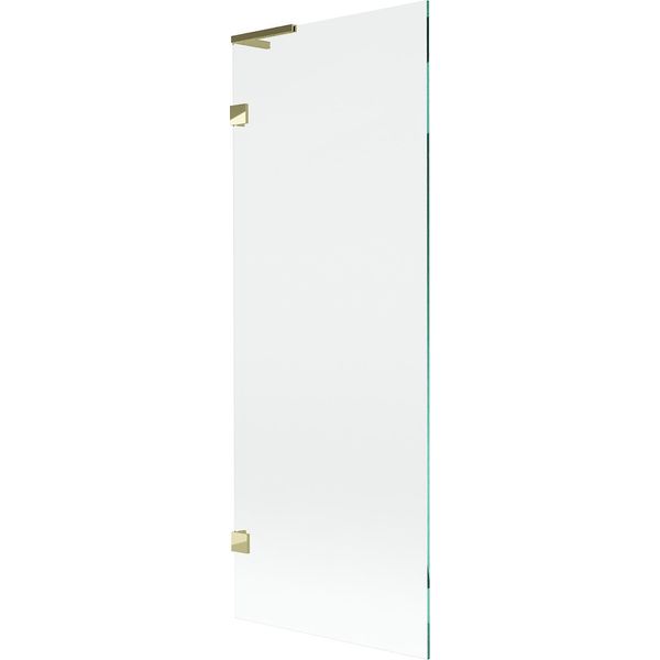 Mexen Lunar L Paratia Per Vasca Da Bagno Con 1 Anta 70 X 150 Cm, Trasparente, Dorato - 897L-070-000-50-00-image