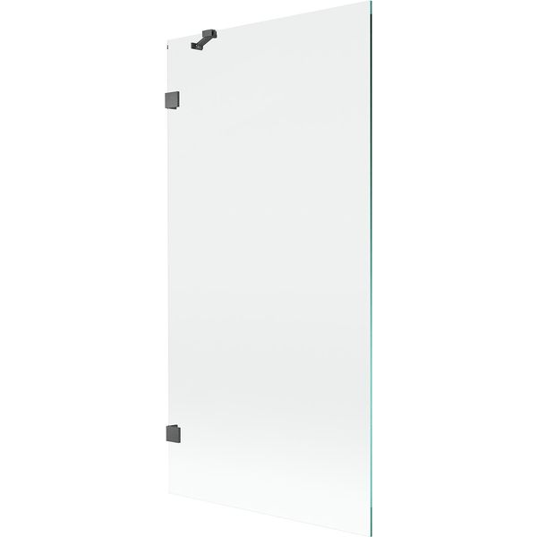 Mexen Lunar Parete Doccia 1 Anta 90 X 150 Cm, Trasparente, Grigio Canna Di Fucile Spazzolato - 897-090-000-66-00-image