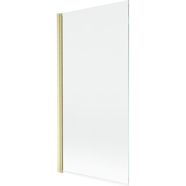 Mexen Mist Schermo Per Doccia A 1 Anta 90 X 150 Cm, Trasparente, Oro Spazzolato - 8A9-090-001-55-00-image
