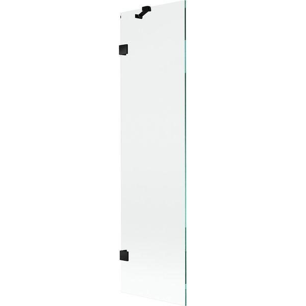 Mexen Lunar Paravento Doccia 1 Anta 50 X 150 Cm, Trasparente, Nero - 897-050-000-70-00-image