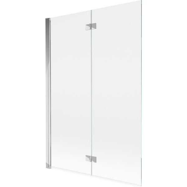 Mexen Mist Paratia Per Vasca Da Bagno A 2 Ante Sinistra 120 X 150 Cm, Trasparente, Cromo - 8A9-120-002-01-00-L-image