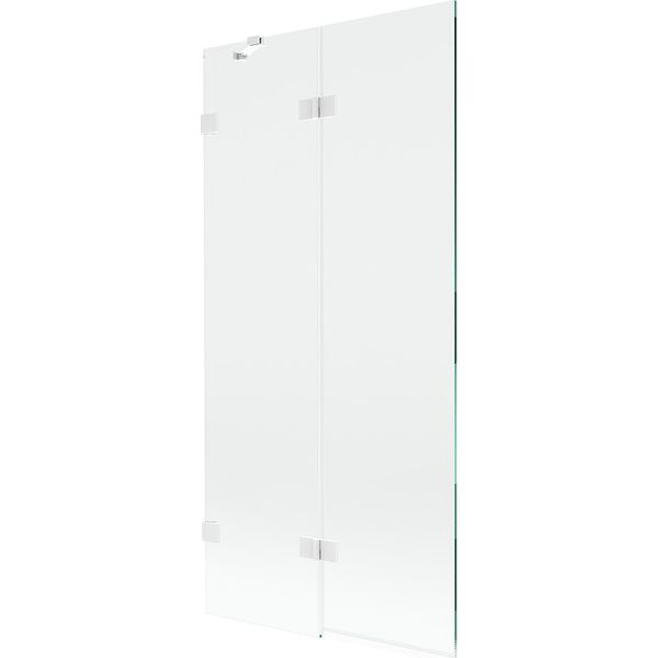 Mexen Lunar Paratia Da Doccia A 2 Ante Sinistra 90 X 150 Cm, Trasparente, Bianco - 897-090-100-20-00-L-image