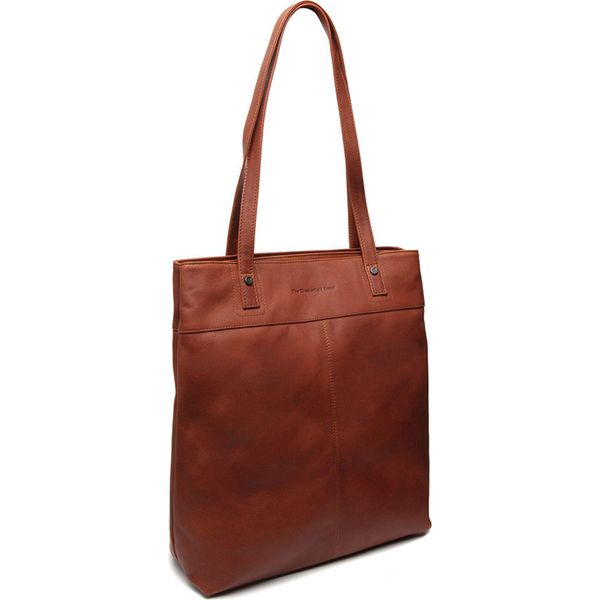 The Chesterfield Brand Borsa A Tracolla Con Scomparto Per Laptop Solvia Shopper Cognac Marrone-image