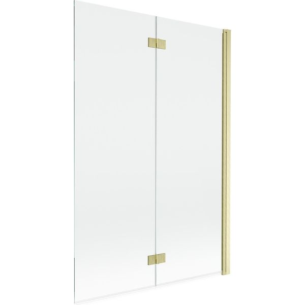 Mexen Mist Paratia Per Doccia A 2 Ante Destra 120 X 150 Cm, Trasparente, Oro Spazzolato - 8A9-120-002-55-00-P-image