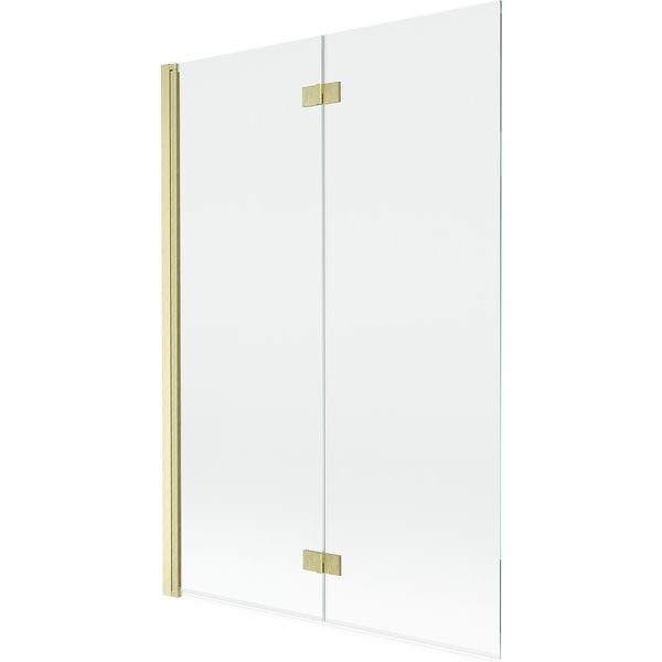 Mexen Mist Paratia Doccia A Due Ante Sinistra 120 X 150 Cm, Trasparente, Oro Spazzolato - 8A9-120-002-55-00-L-image