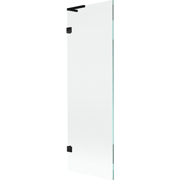 Mexen Lunar L Paratia Per Vasca Da Bagno A 1 Anta 60 X 150 Cm, Trasparente, Nero - 897L-060-000-70-00-image