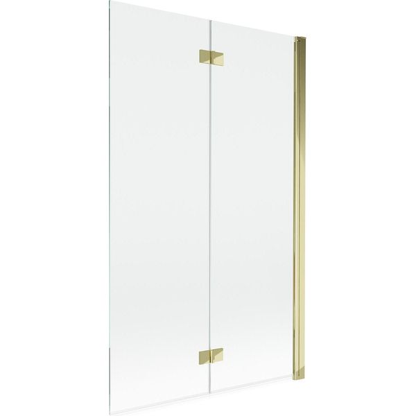 Mexen Mist Paratia Per Doccia A 2 Ante Destra 110 X 150 Cm, Trasparente, Dorato - 8A9-110-002-50-00-P-image
