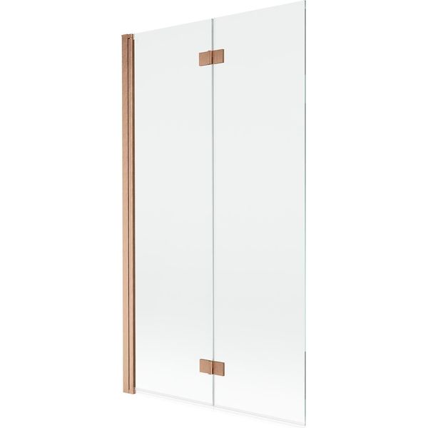 Mexen Mist Paratia Per Doccia A 2 Ante Sinistra 100 X 150 Cm, Trasparente, Rame Spazzolato - 8A9-100-002-65-00-L-image
