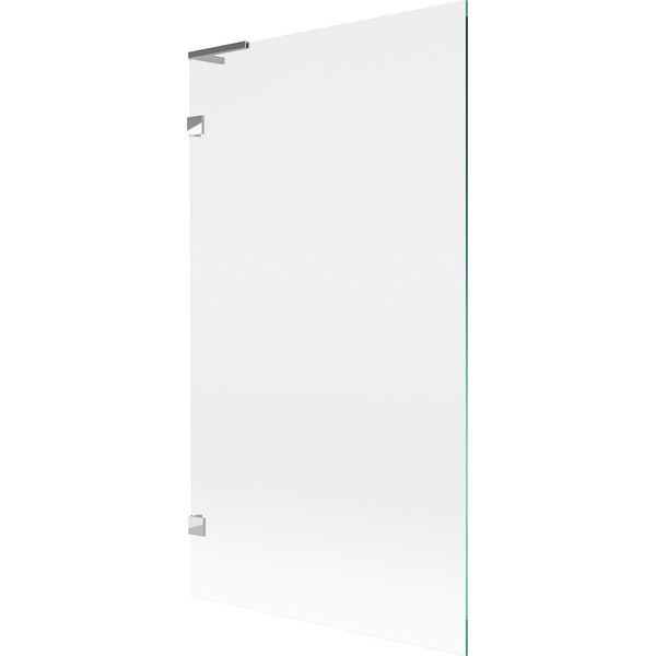 Mexen Lunar L Paratia Per Vasca Da Bagno 1 Anta 100 X 150 Cm, Trasparente, Cromo - 897L-100-000-01-00-image