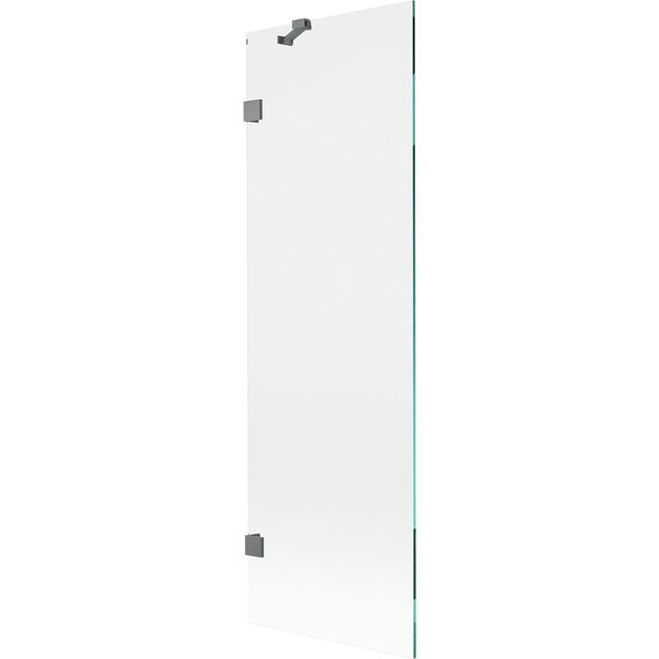 Mexen Lunar Paratia Per Vasca Da Bagno Ad 1 Anta 60 X 150 Cm, Trasparente, Gun Metal - 897-060-000-95-00-image