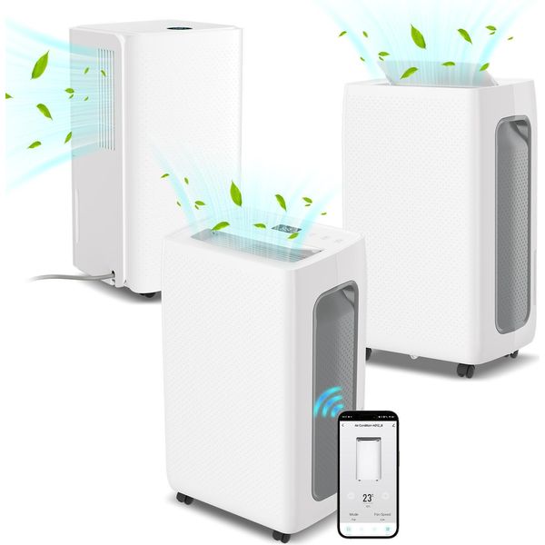 Deumidificatore Aopunly 26L/Giorno Fino A 30㎡, Incluso Serbatoio Dell'acqua Da 4,5L, Per Camera Da Letto Bagno Cantina Armadio Ufficio Garage-image