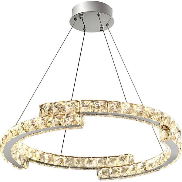 Lampada Da Soffitto Sospesa Toolight App1770-Cp Chrome 60Cm-image