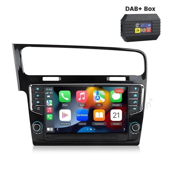 9In Carplay 2+32G Dab+ Android13 FüR Golf 7 Vii Mk7 2013-2017 Autoradio Gps Navi Usb Bt Wifi 2Din Swc Rds Dsp-image