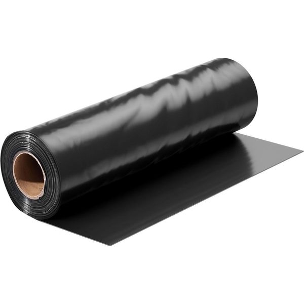 Succebuy Telo In Plastica 14 Mil Per Impieghi Gravosi, Rotolo Da 10' X 100' Di Spessore. Ideale Come Scossalina Di Plastica, Telo Da Pittore O Barriera Al Vapore Per Vespai. Bianco E Nero, Bifacciale-image