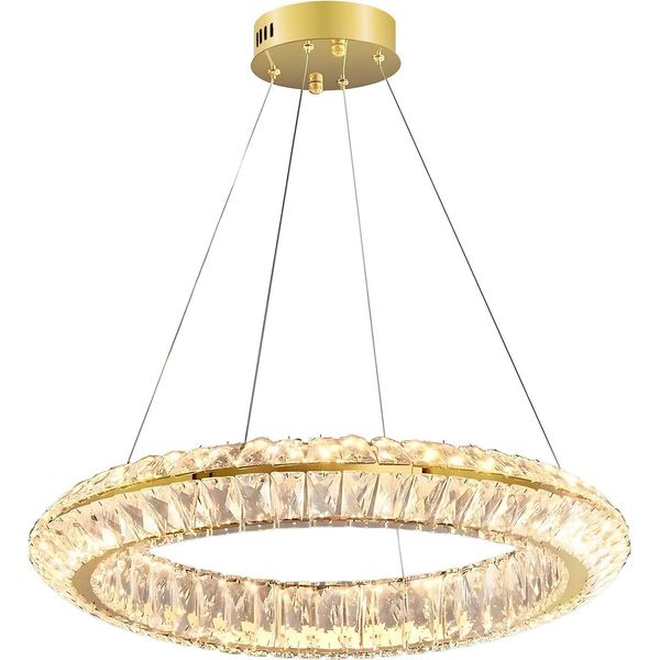 Lampada Da Soffitto Sospesa Toolight App1768-Cp Gold 60Cm-image